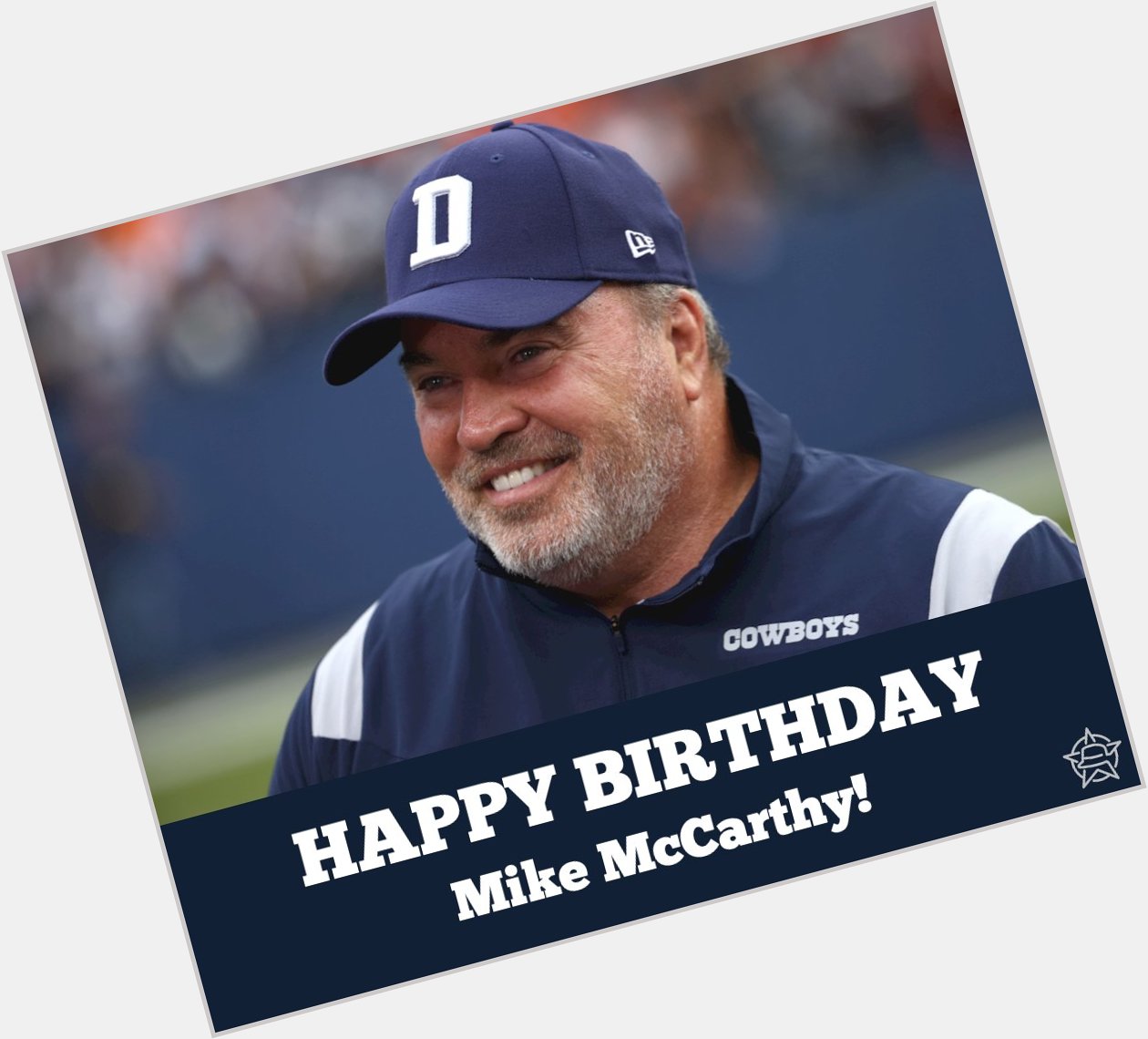 A big happy birthday to Dallas Cowboys head coach Mike McCarthy! 