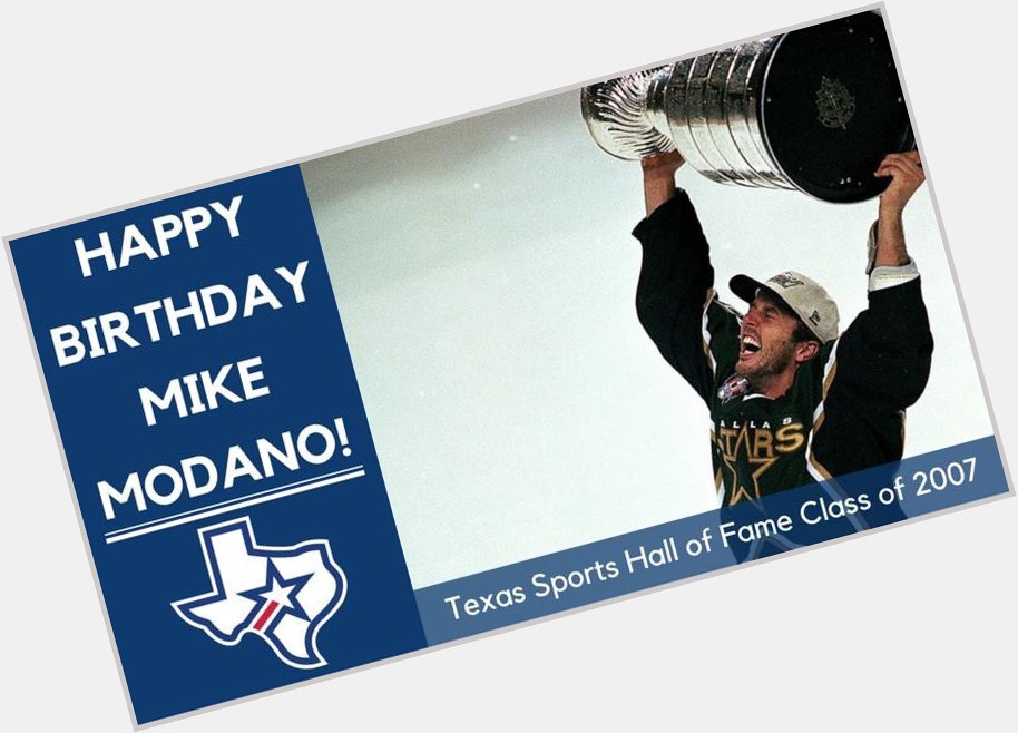 Happy Birthday to Texas Sports Hall of Famer Mike Modano!  