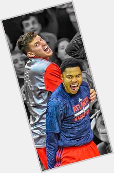 Happy birthday to two loyal Hawks: Kent Bazemore and Mike Muscala! 