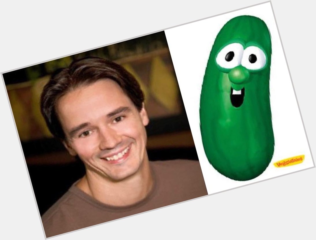 Happy 53rd Birthday to Mike Nawrocki, the voice of Larry the Cucumber and other characters in VeggieTales! 