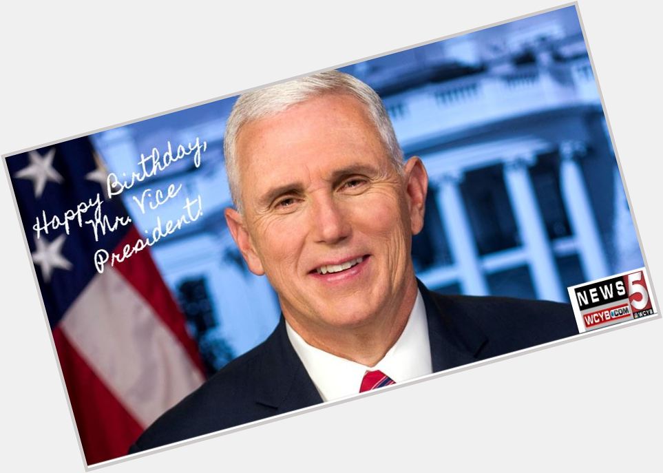 HAPPY BIRTHDAY MIKE PENCE!
The Indiana native and Vice President turns 60 today! 