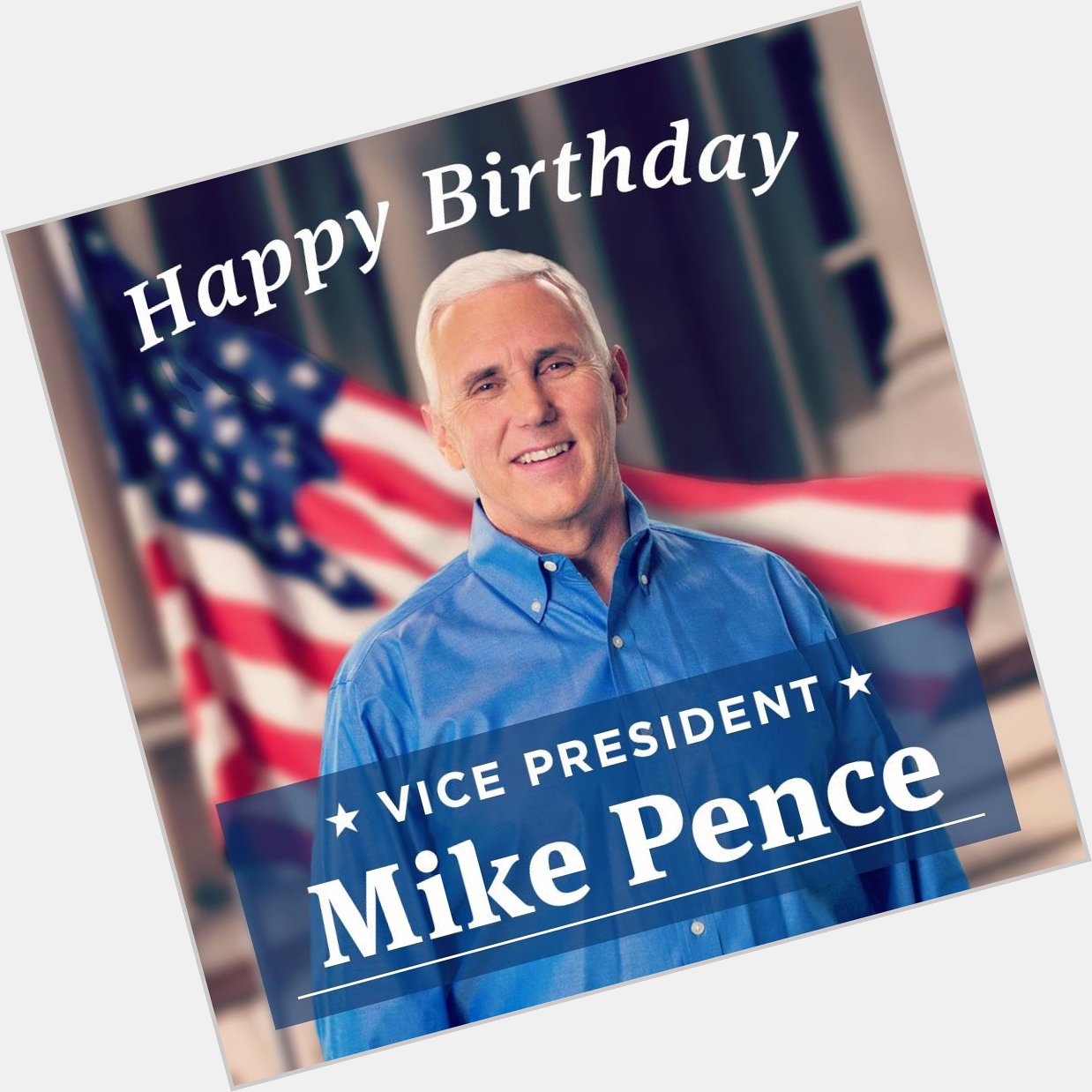 Wishing a Happy Birthday to one of the best- Mike Pence! 