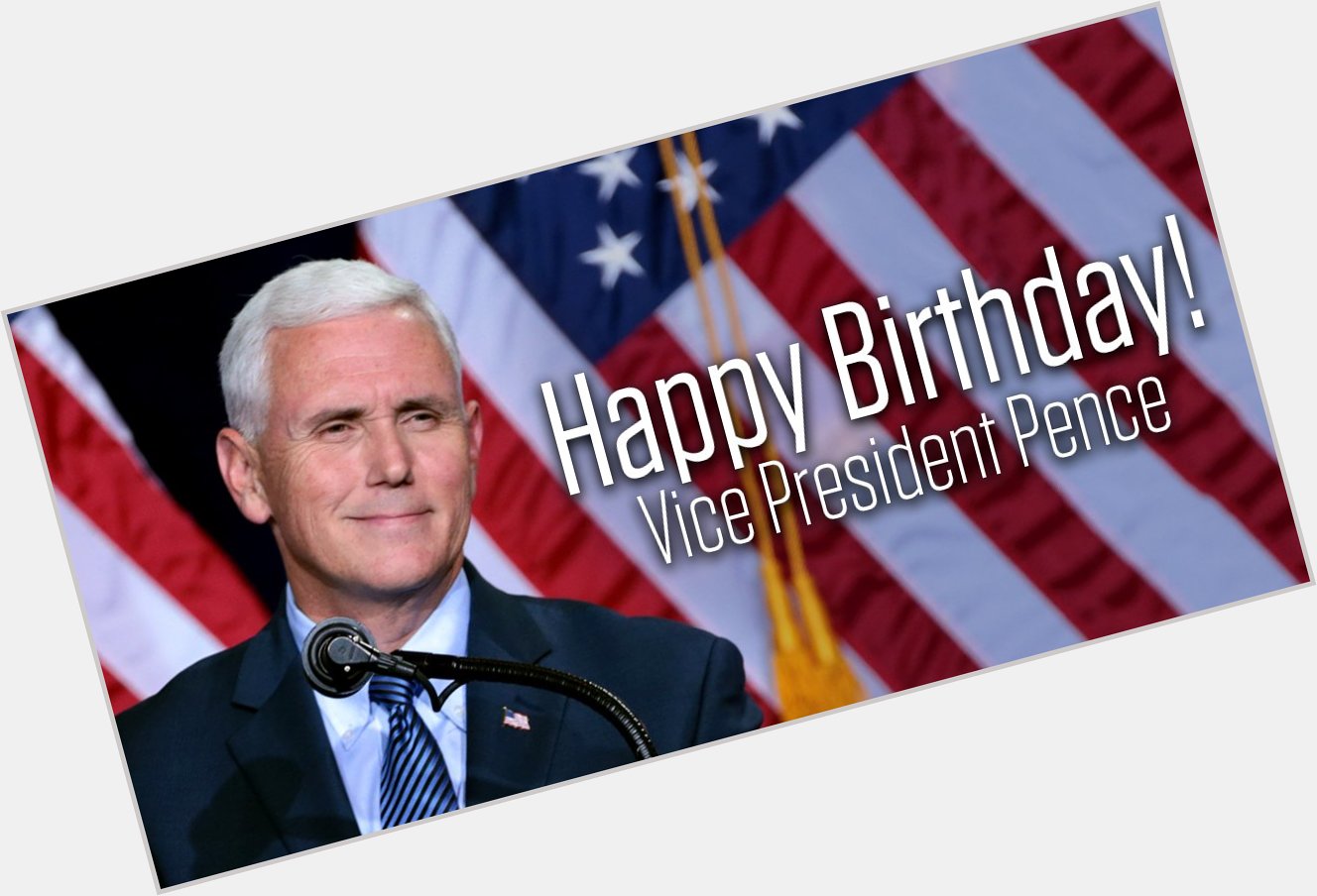 Sign this card to wish Vice President a happy birthday!  