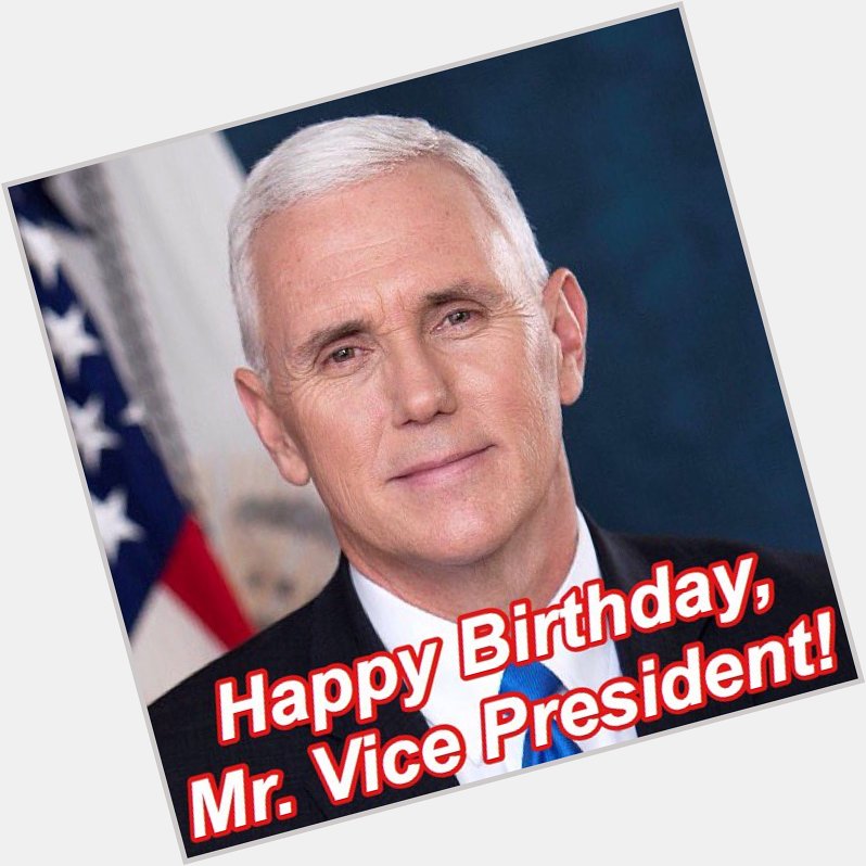 \"Happy Birthday, Mr. Vice President!\"  
