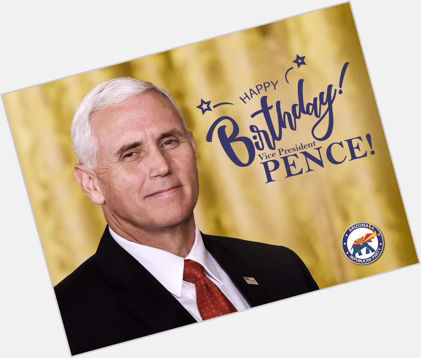 Happy birthday, Mike Pence! Thank you for fighting for our shared conservative principles each and every day! 