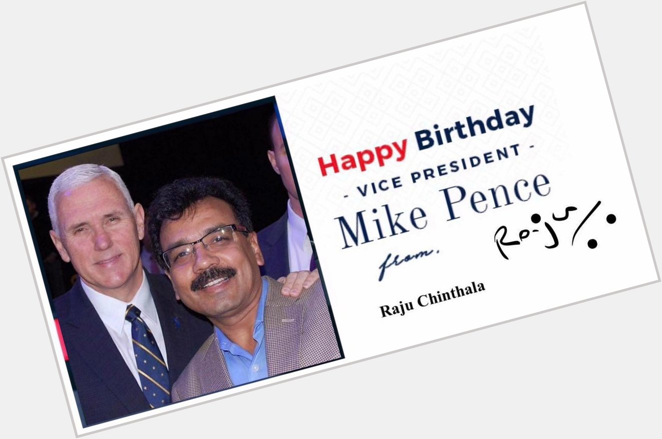Happy Birthday to Vice President Mike Pence!! A fearless leader. 