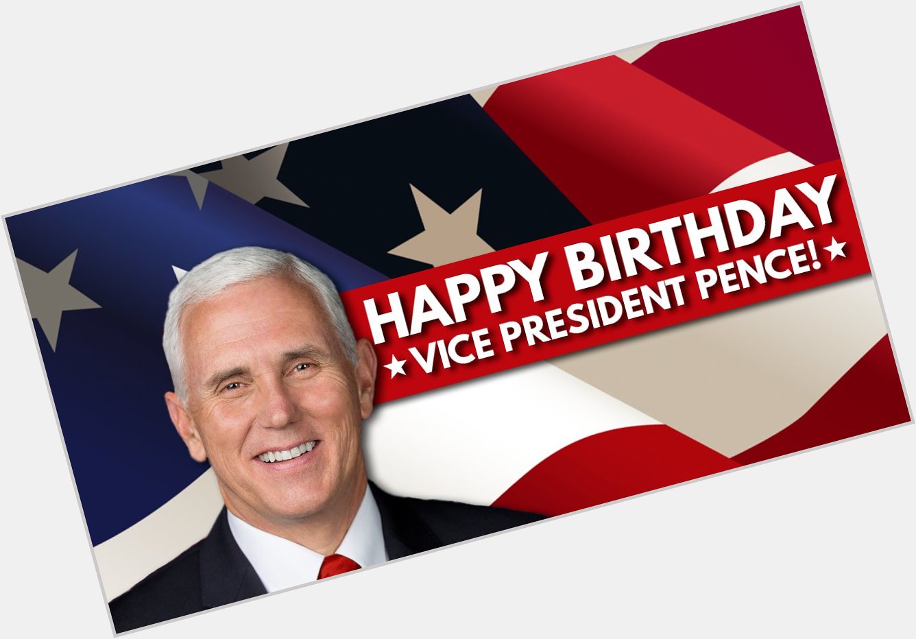 Happy Birthday to Mike Pence!  