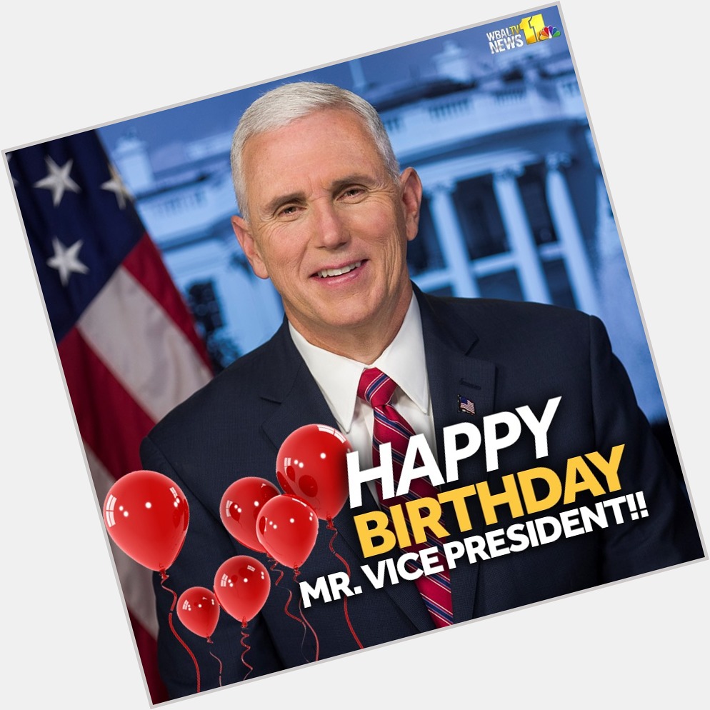 Happy birthday Vice President 