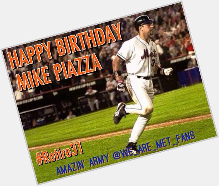 Happy Birthday to the great, and future Hall of Famer, Mike Piazza! Mike turns 46 today.  