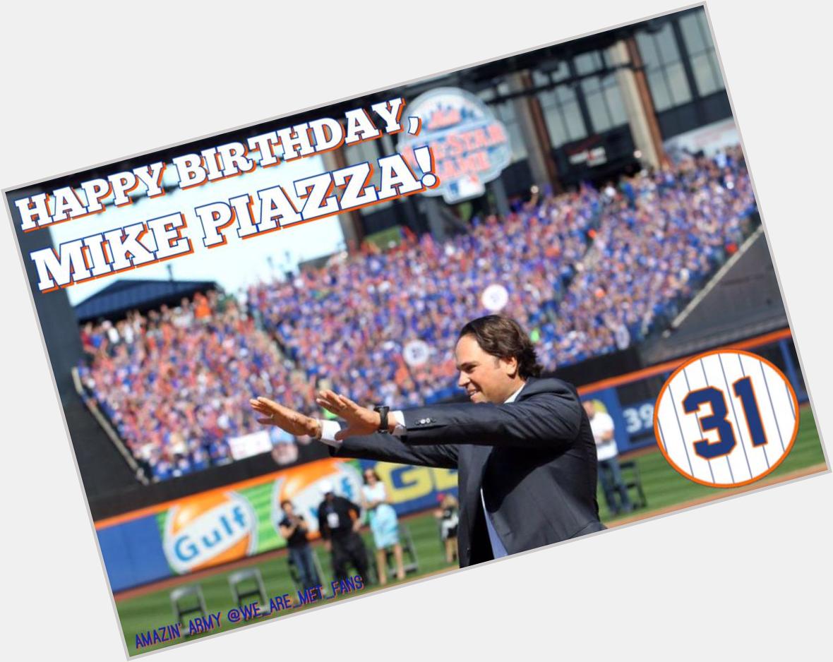 Happy Birthday, Mike Piazza!  