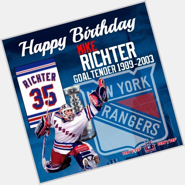 Happy Birthday 4-Ever Mike Richter! 