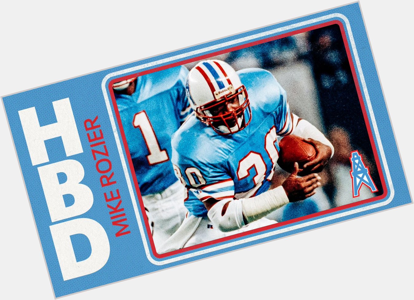 Happy birthday to former Oilers RB Mike Rozier! 