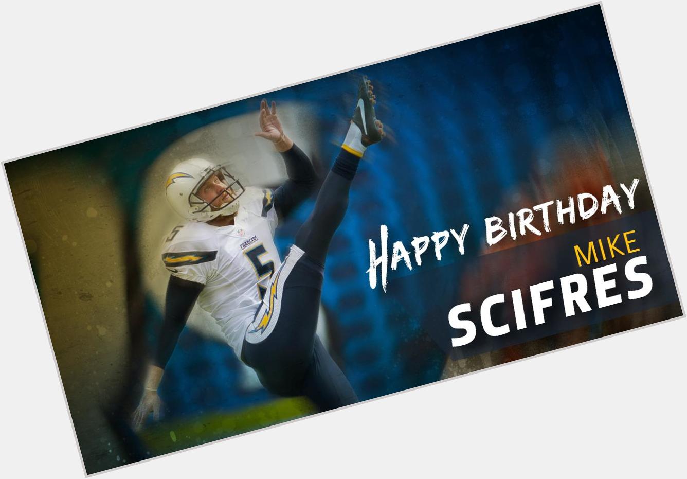 Help us wish Mike Scifres a happy birthday! 