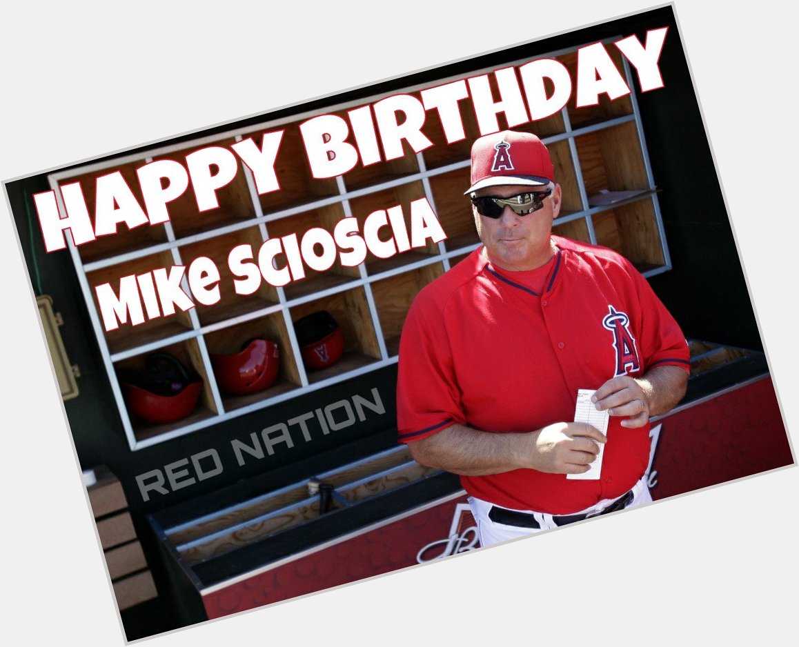 Happy Birthday to our skipper, Mike Scioscia!         