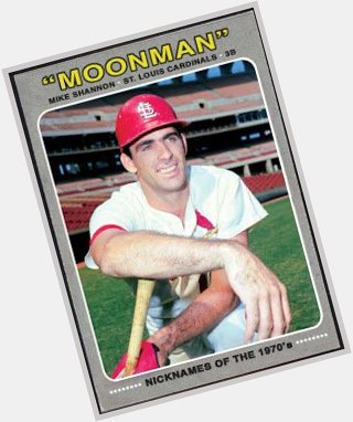 Happy 80th Birthday to the \"Moonman\" Mike Shannon!!! Here\s my \"nickname\" card to celebrate.  