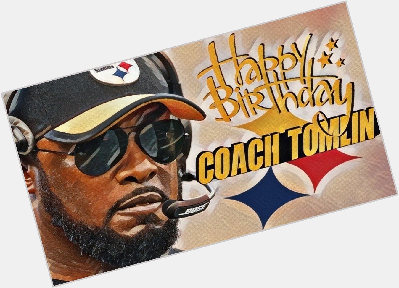 Wishing Pittsburgh Steelers Head Coach Mike Tomlin a very Happy BDay!
We Hope your day is Great! 