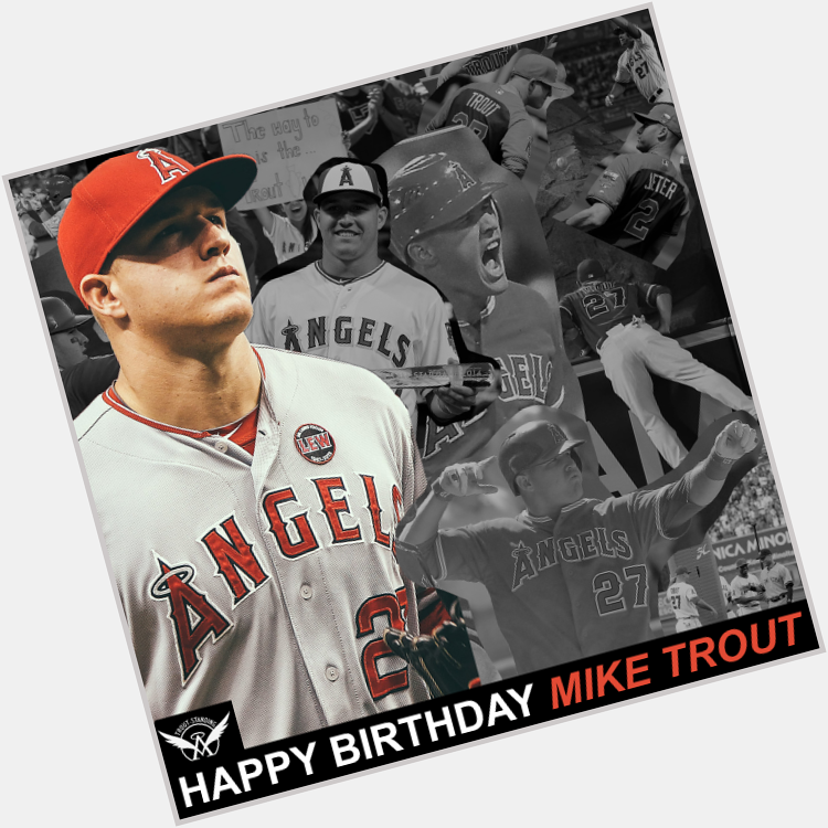 Happy birthday to my favorite baseball player Mike Trout! Have a great one man, keep doing what you do   