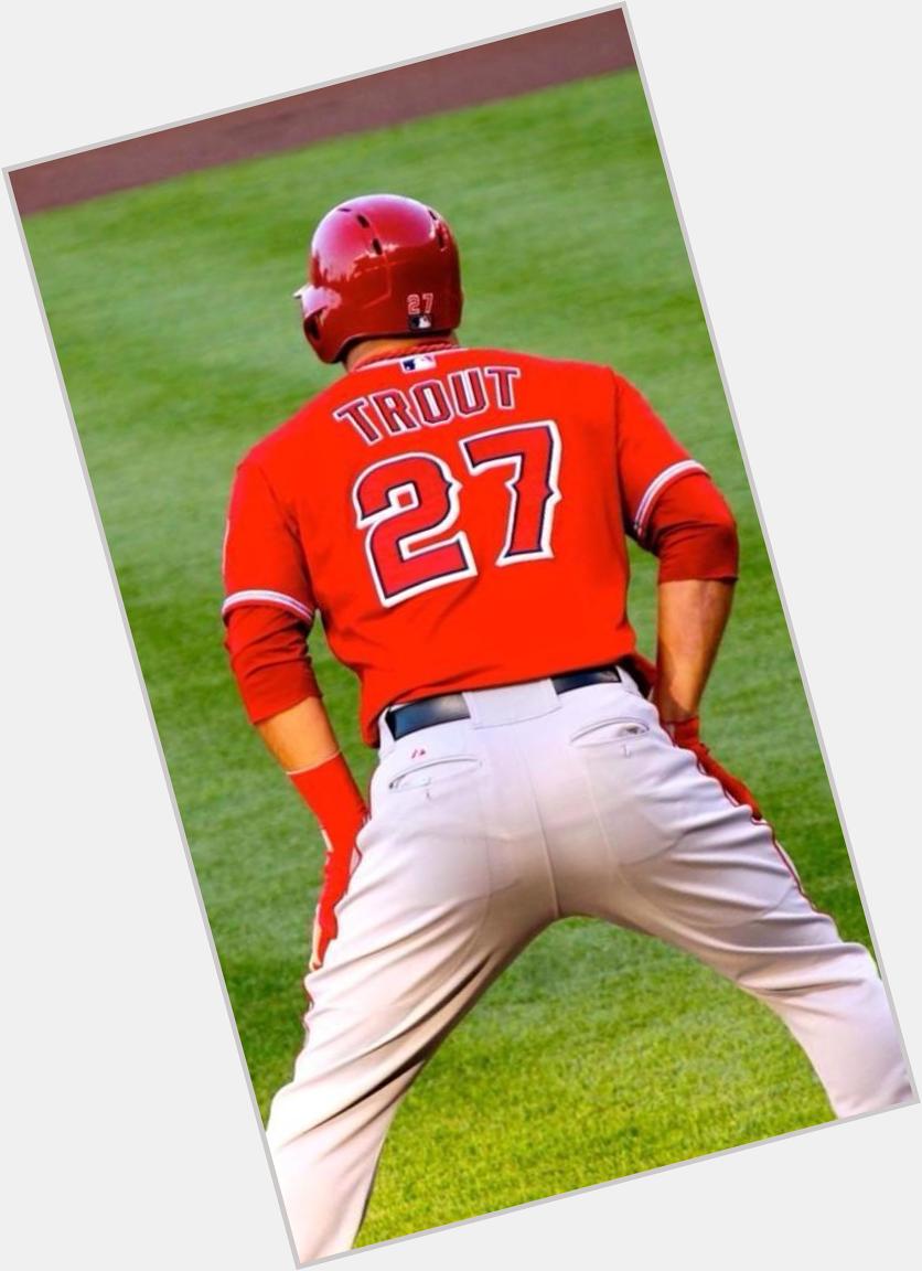 Happy birthday to my baby the MVP, Mike Trout!   Lets get that W tonight! Oh & hit a bomb!   