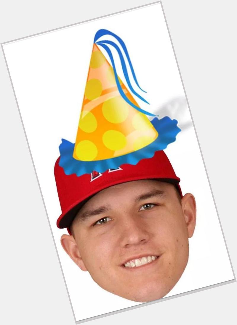  happy bday mike trout go out there and beat those dodgers :) make that hallo light up 