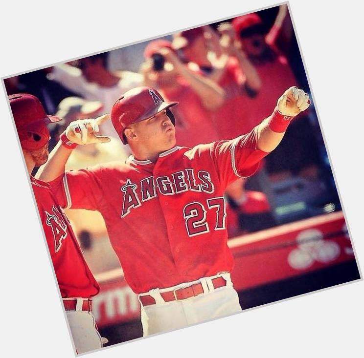 Happy birthday to the young phenom Mike Trout! 
