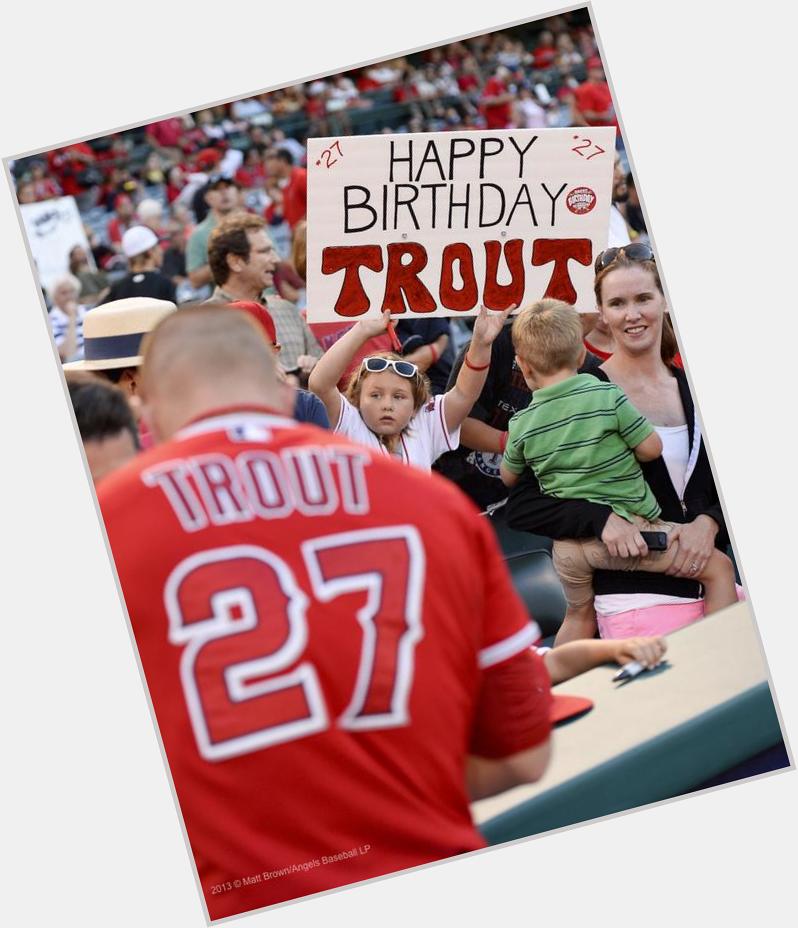 Happy Birthday, Mike Trout!!!

Will he be this years MVP?

Follow us on Instagram!  