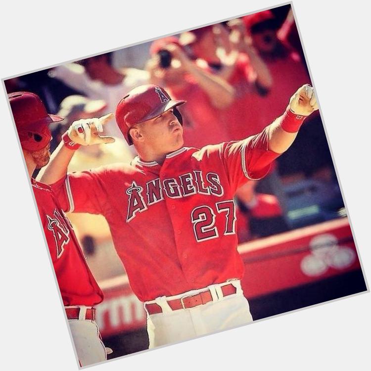   Happy 23rd birthday to one of the best in the game, Mike Trout!  BABE   