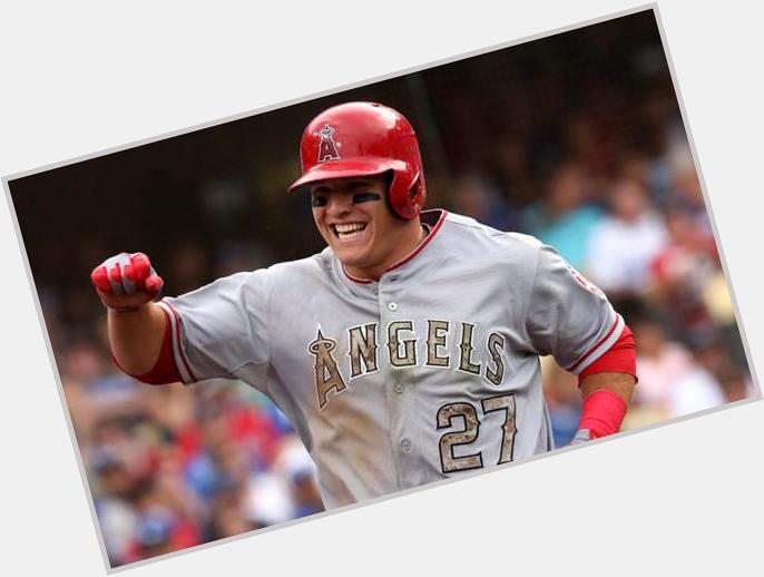 Happy Birthday to the man that amazes people in every game and gives 110% everyday, my idol Mike Trout    