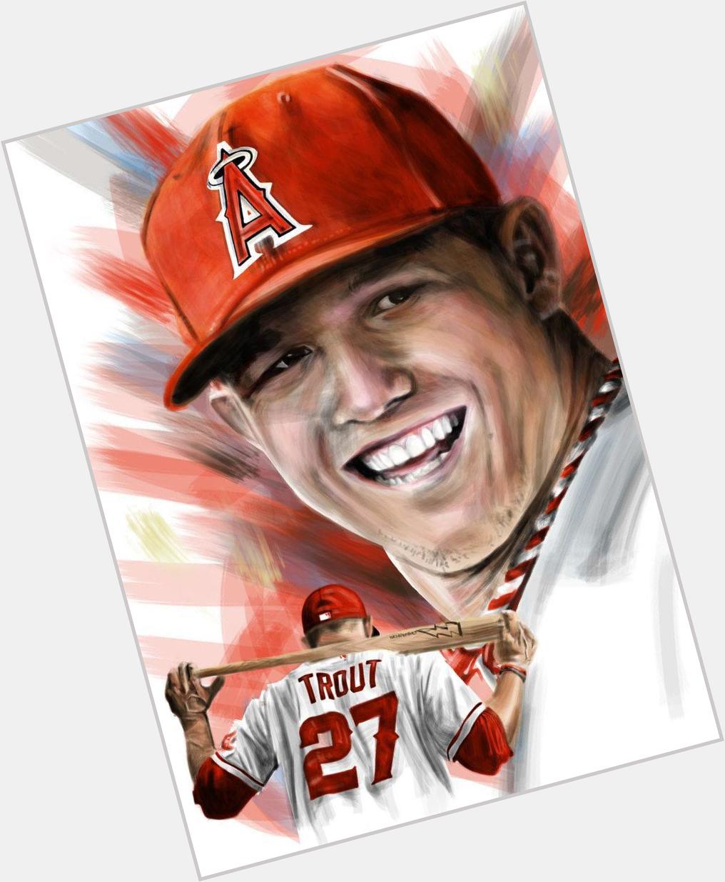 Happy Birthday Mike Trout 24 today and best player in MLB 