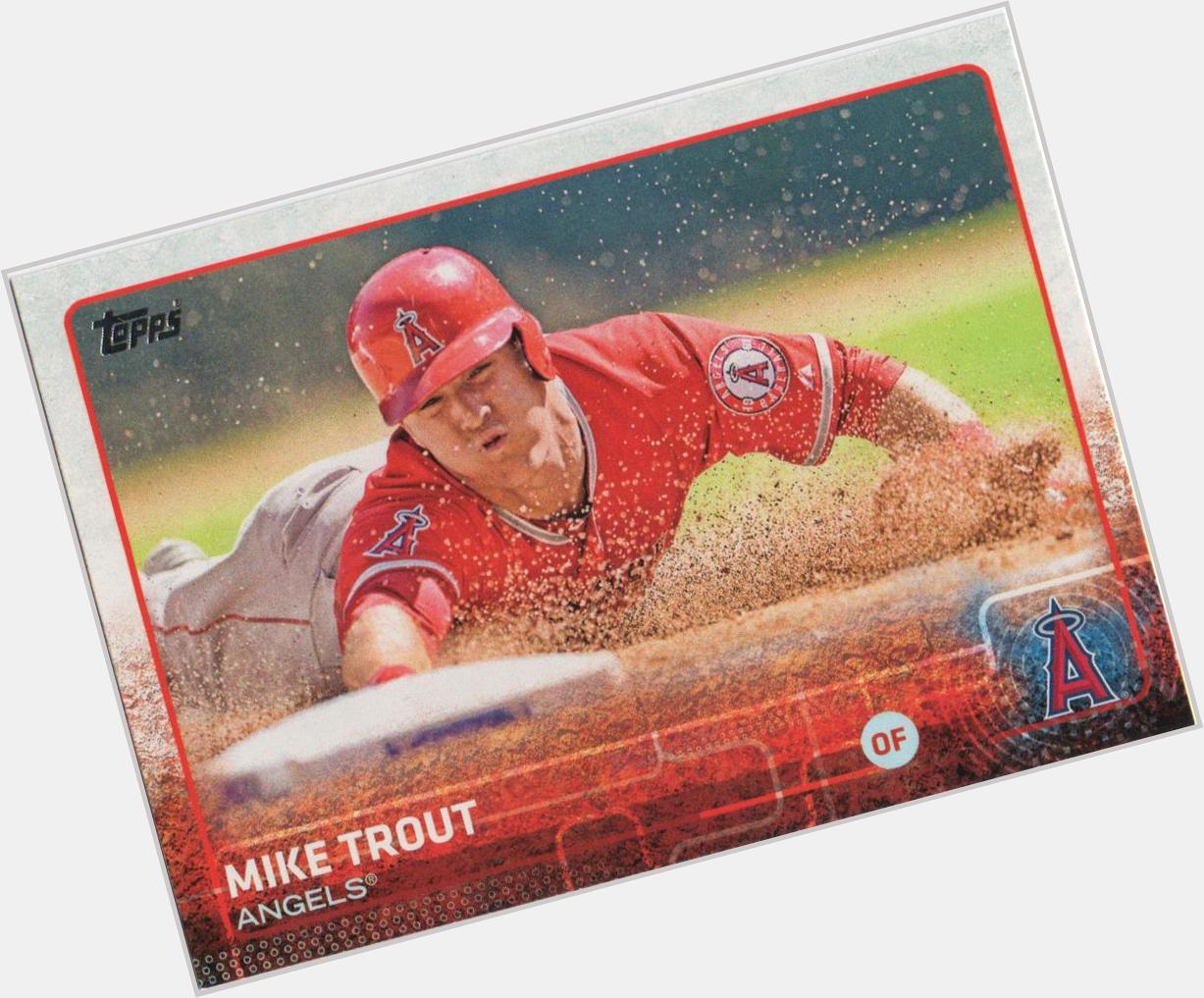 Happy birthday to the price of NJ, Mike Trout. 

His baseball cards:  