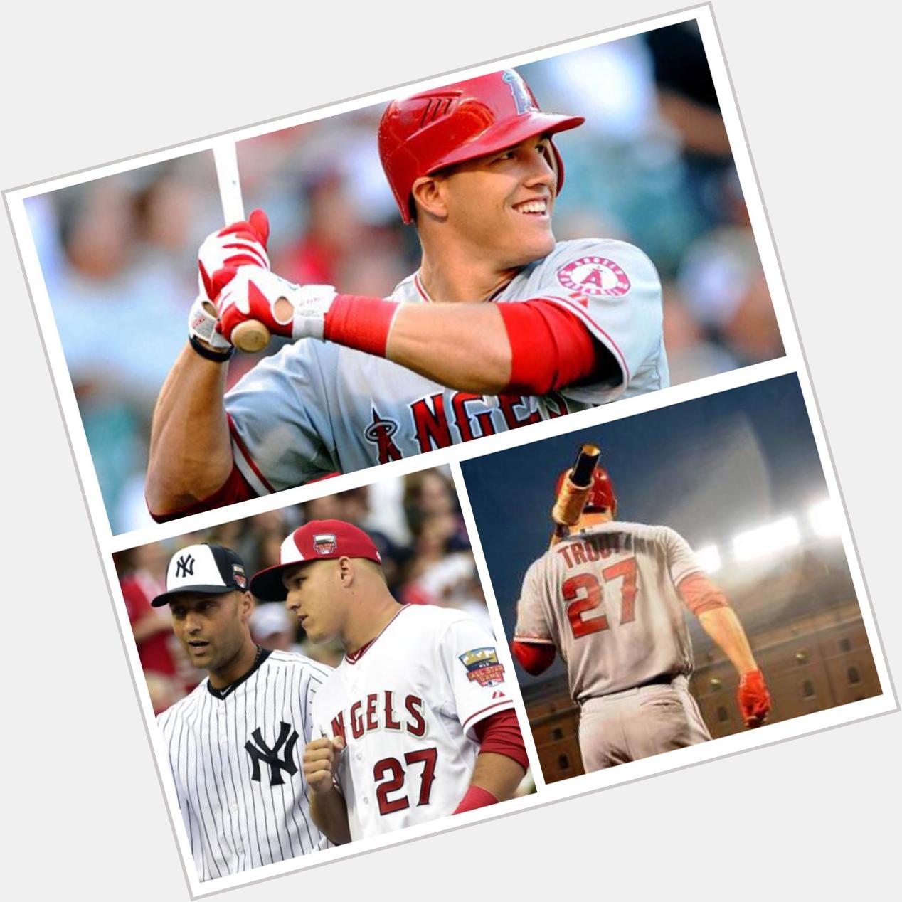 Happy birthday to the new love of my life, Mike Trout.      