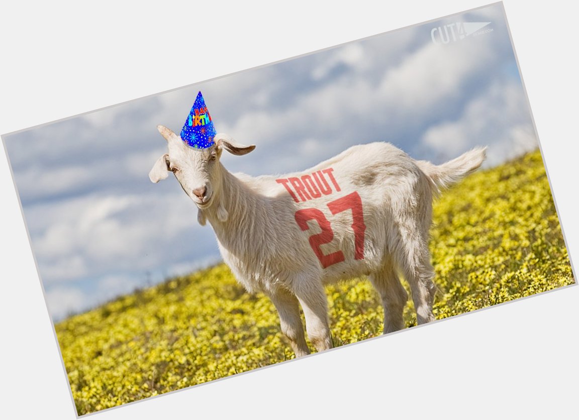 Here\s an exclusive look at Mike Trout celebrating his birthday.

Happy Birthday to the ! 