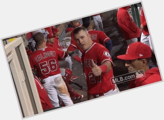 Happy 28th birthday,  Mike Trout. 