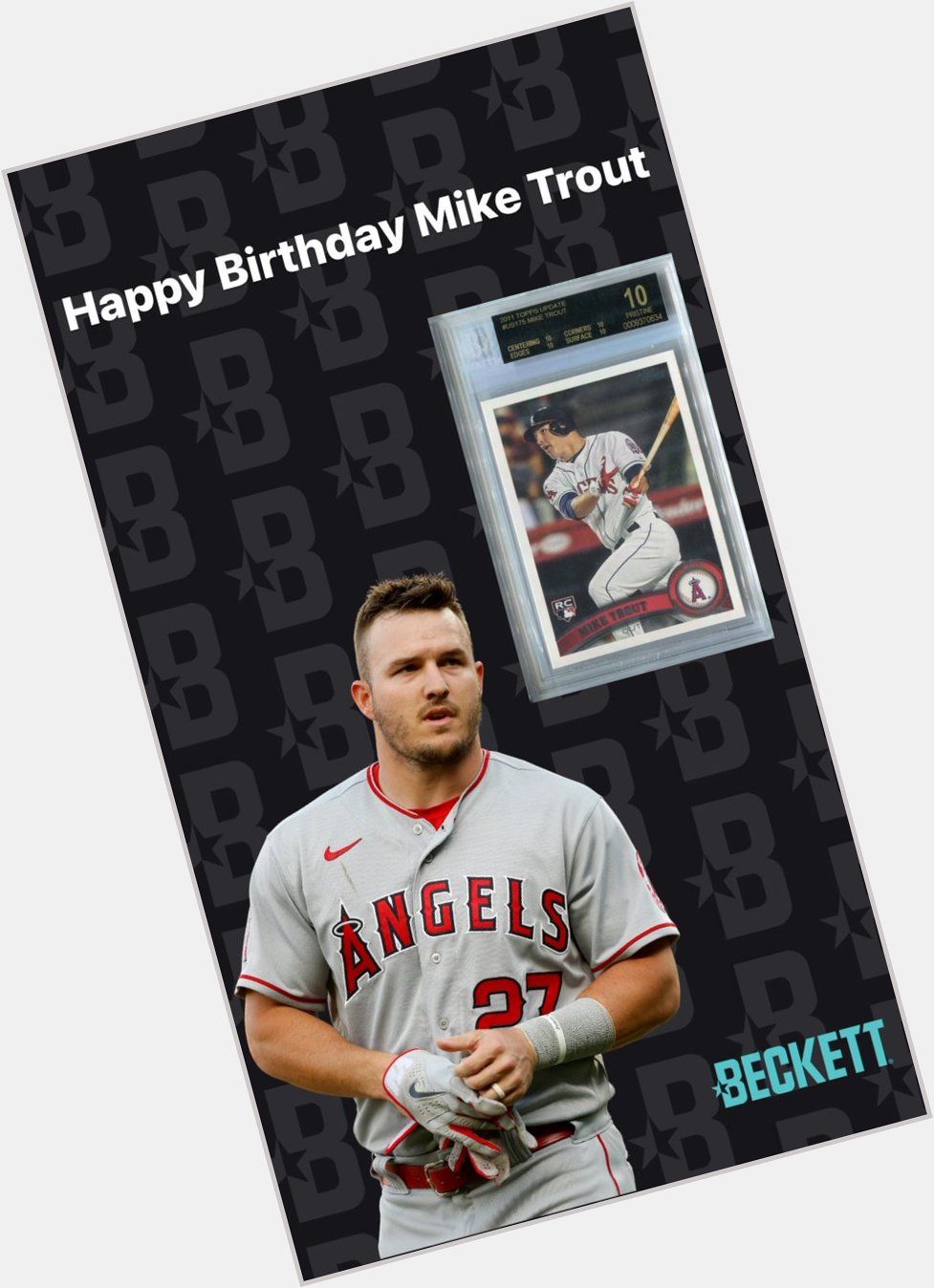 Happy Birthday Mike Trout!     