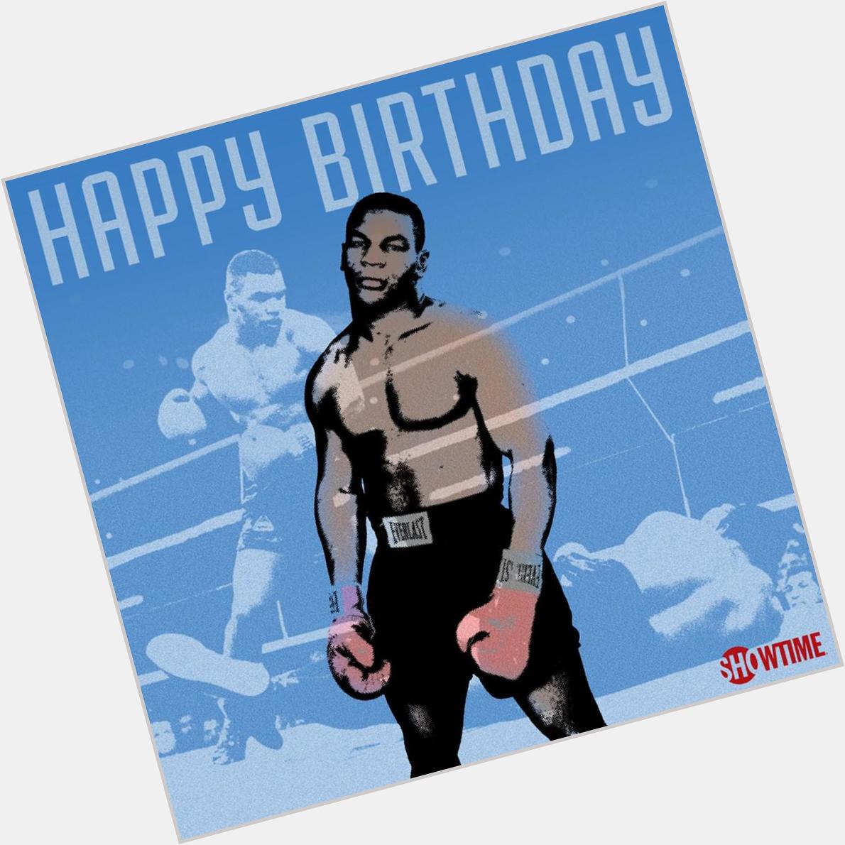Happy 49th Birthday to the one and only Mike Tyson! Share to show Iron Mike some bday love.   