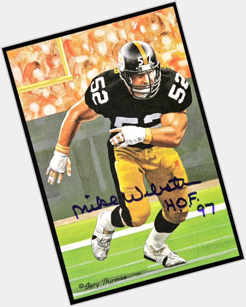 Honoring a true champion. Happy Birthday Mike Webster! 