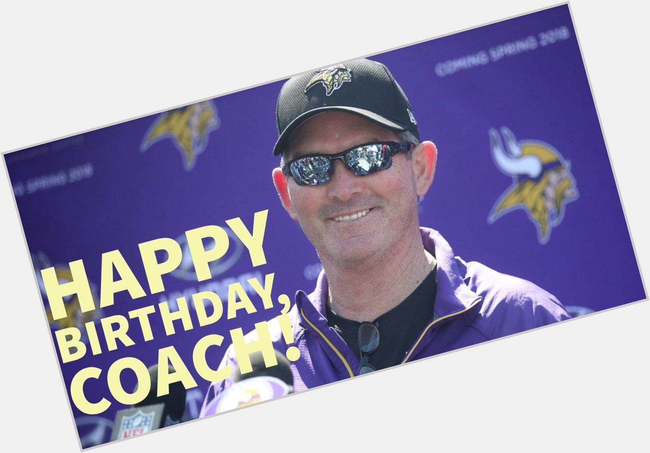 Wish Mike Zimmer a Happy Birthday! 
