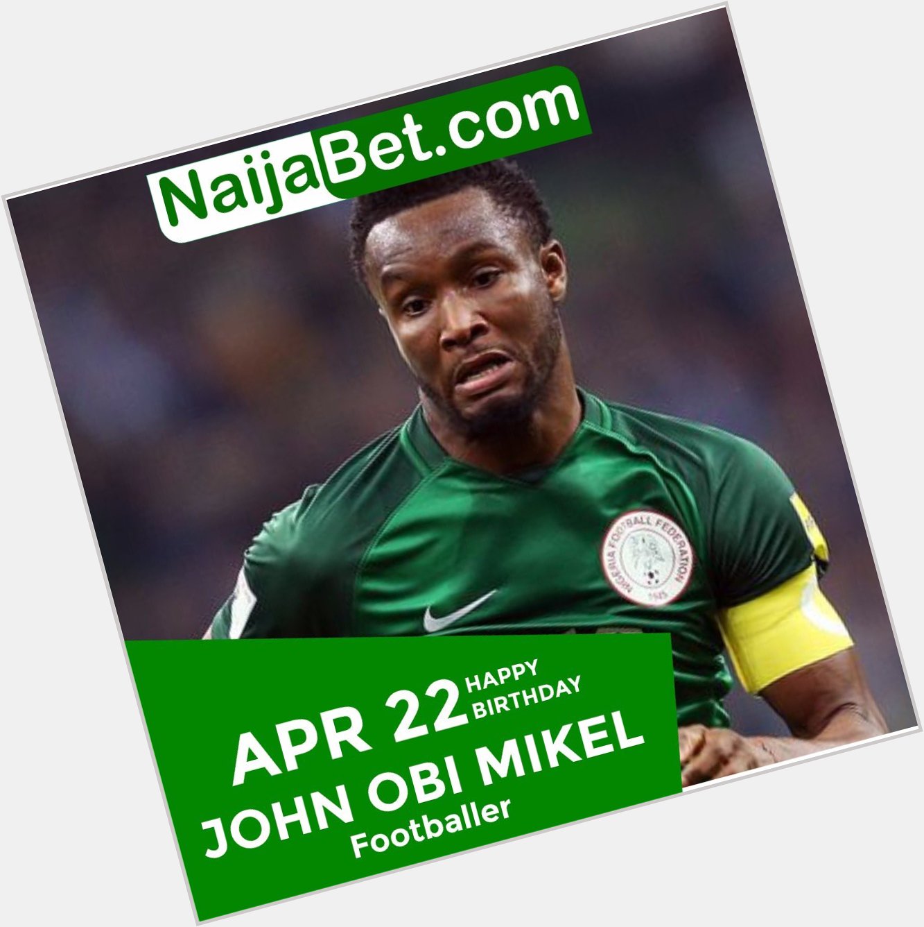 Happy Birthday to Mikel Obi   