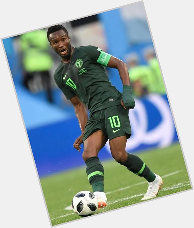 Happy birthday to Mikel Obi who turn 35 yes today.   I personally missed watch you play.  