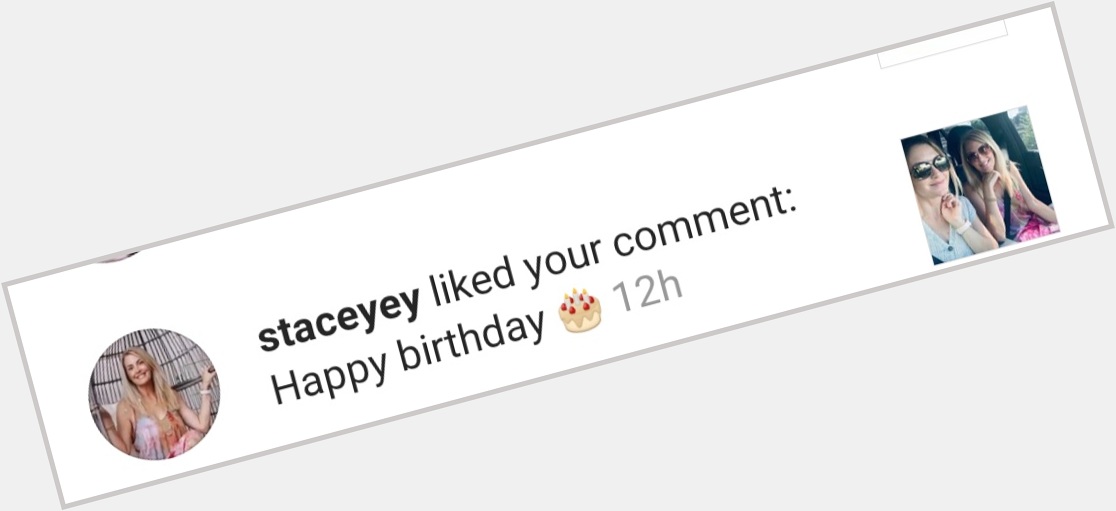 So um Kristin way the wife of mikey way her mom liked my comment saying happy birthday to her  