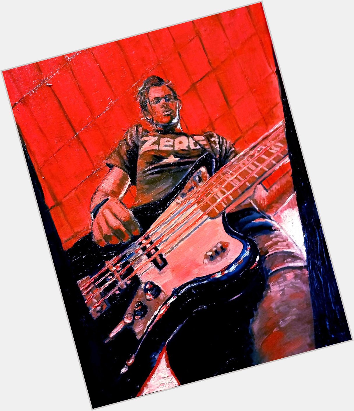 Happy birthday mikey way <333 bring back this oil painting I did a while ago 