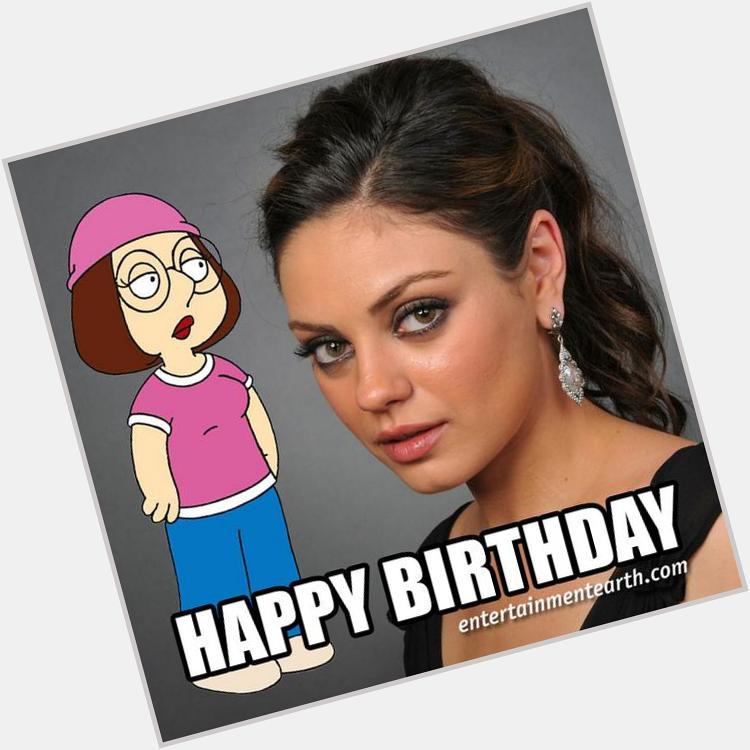 Happy 31st Birthday to Mila Kunis of Family Guy! Shop Collectibles:  