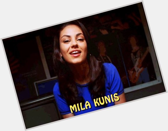 Happy birthday to the lovely Mila Kunis! She never fails to make the world smile. 