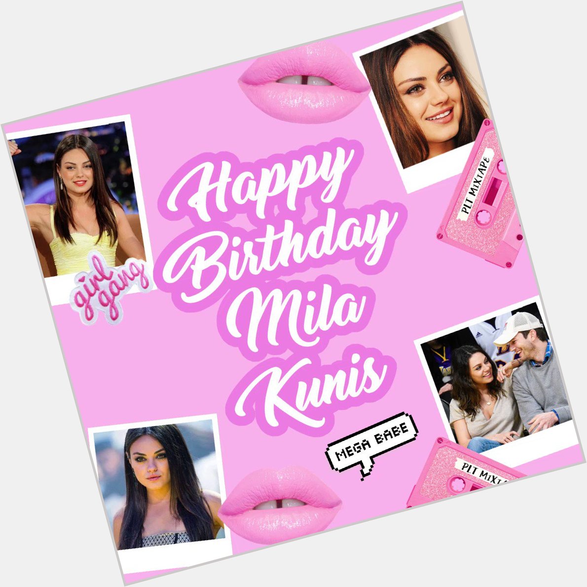 Happy birthday to our on-screen girl crush Mila Kunis   