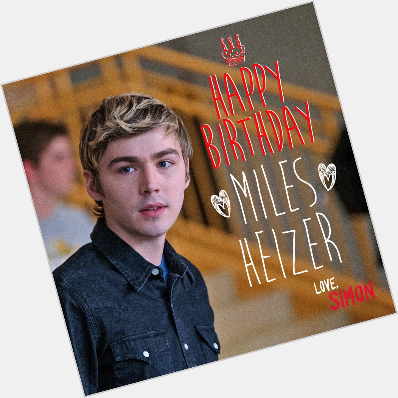Happy Birthday to the one and only Miles Heizer! 