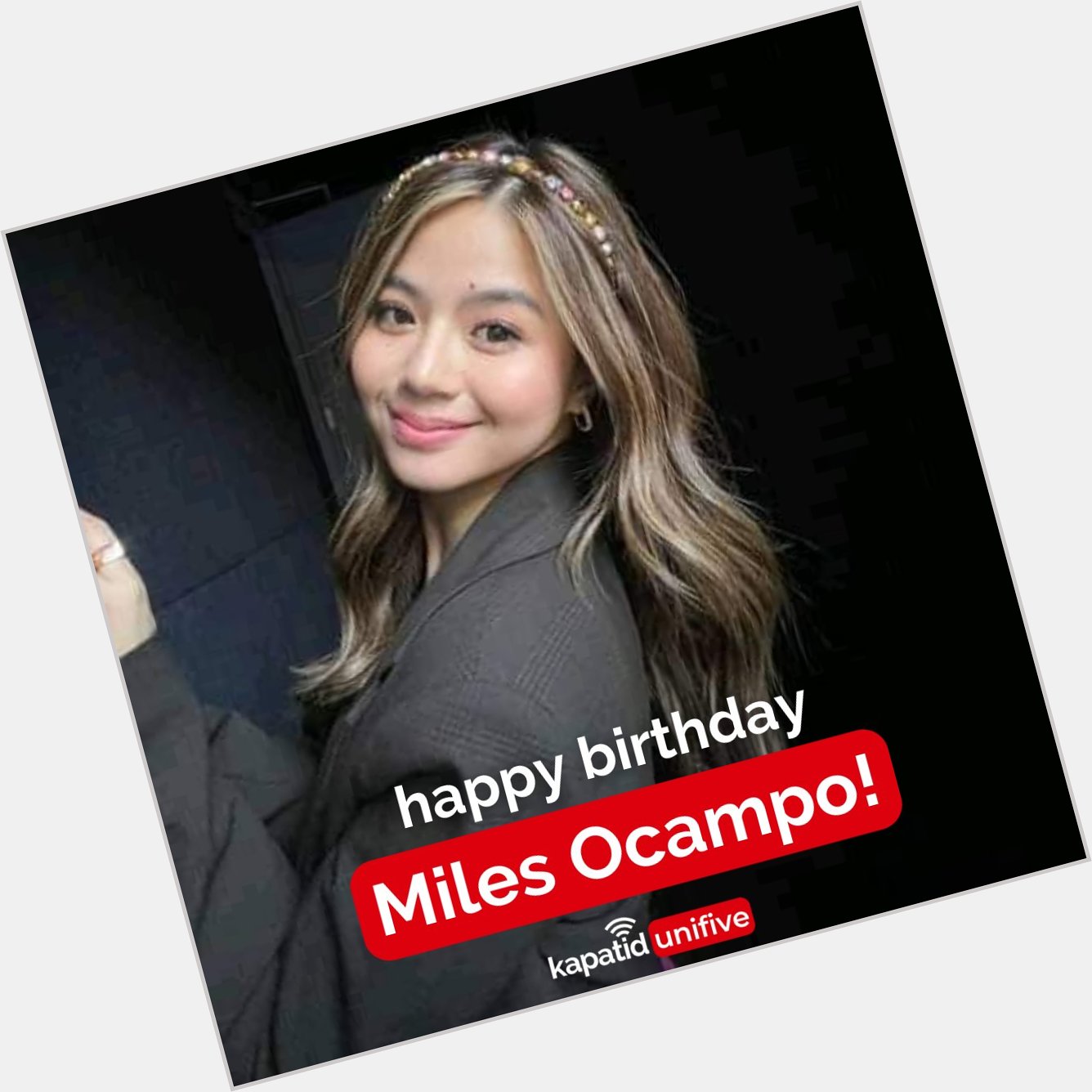 Happy birthday to our newest Dabarkads, Miles Ocampo!    
