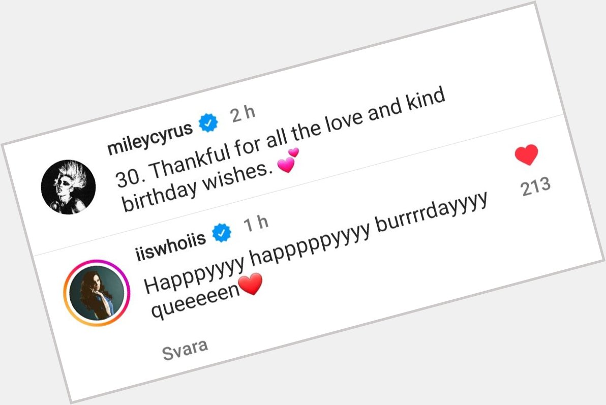 Kesha has wished Miley Cyrus a happy birthday on IG 