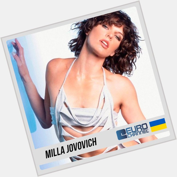 A living beauty from Ukraine is celebrating today. Happy Birthday Milla Jovovich! 