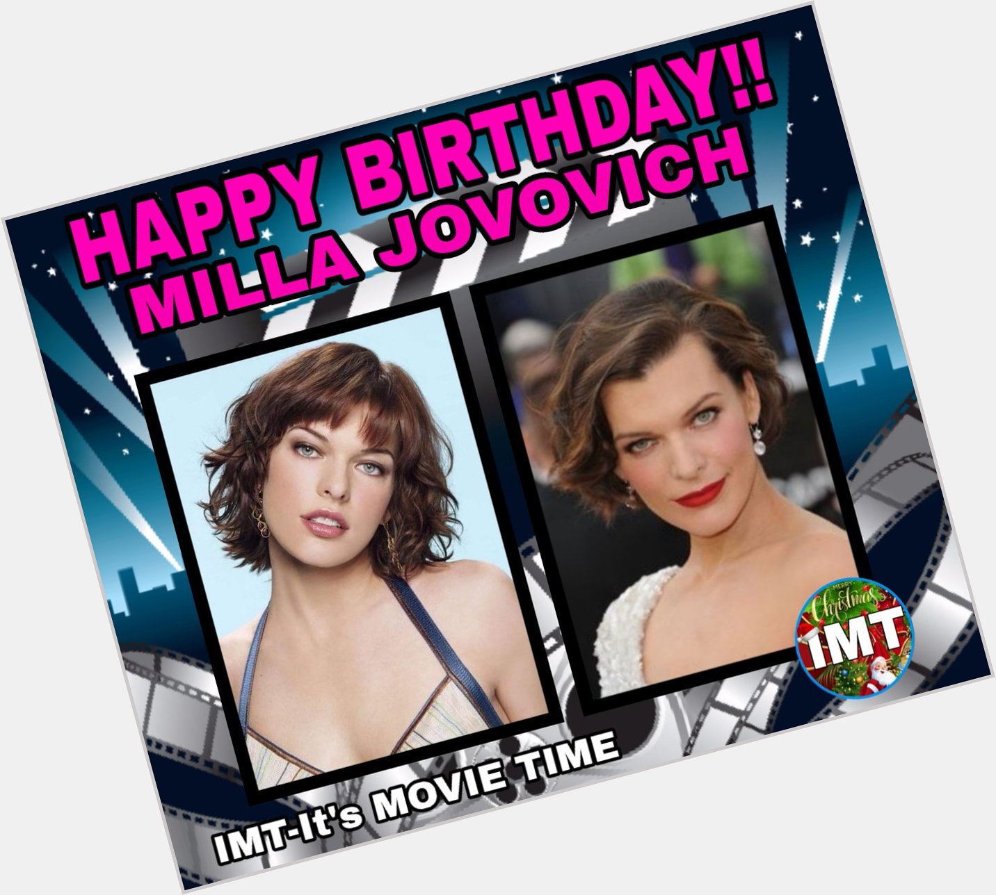 Happy Birthday to the Beautiful Milla Jovovich! The actress is celebrating 44 years 