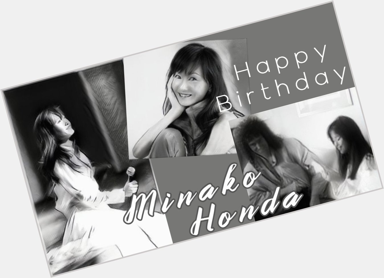 Happy Birthday  Minako Honda
1967 7 31    - 2005 11 6  