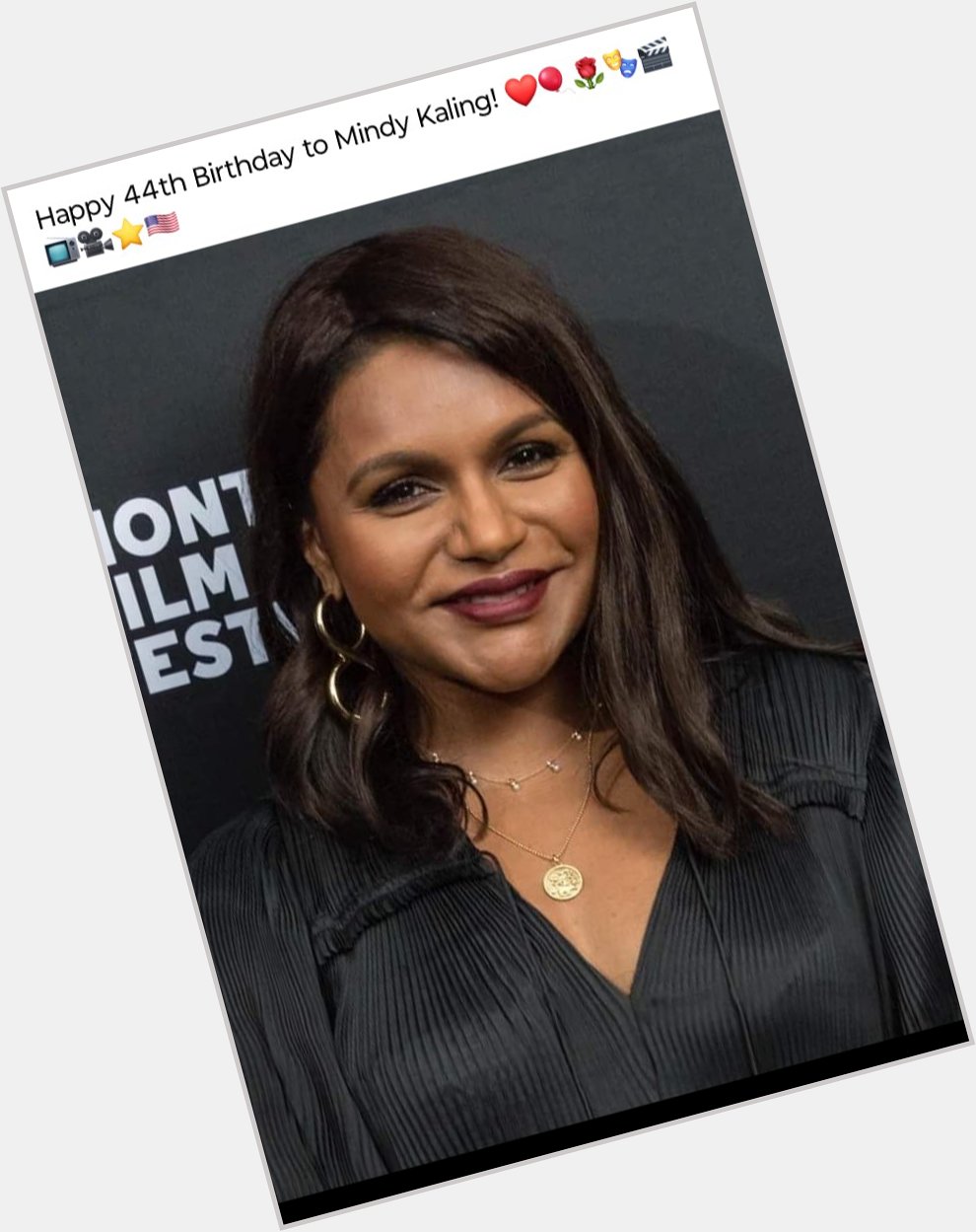 Happy Birthday Mindy Kaling.  You are a GREAT ACTRESS.  Mindy Project was     . 